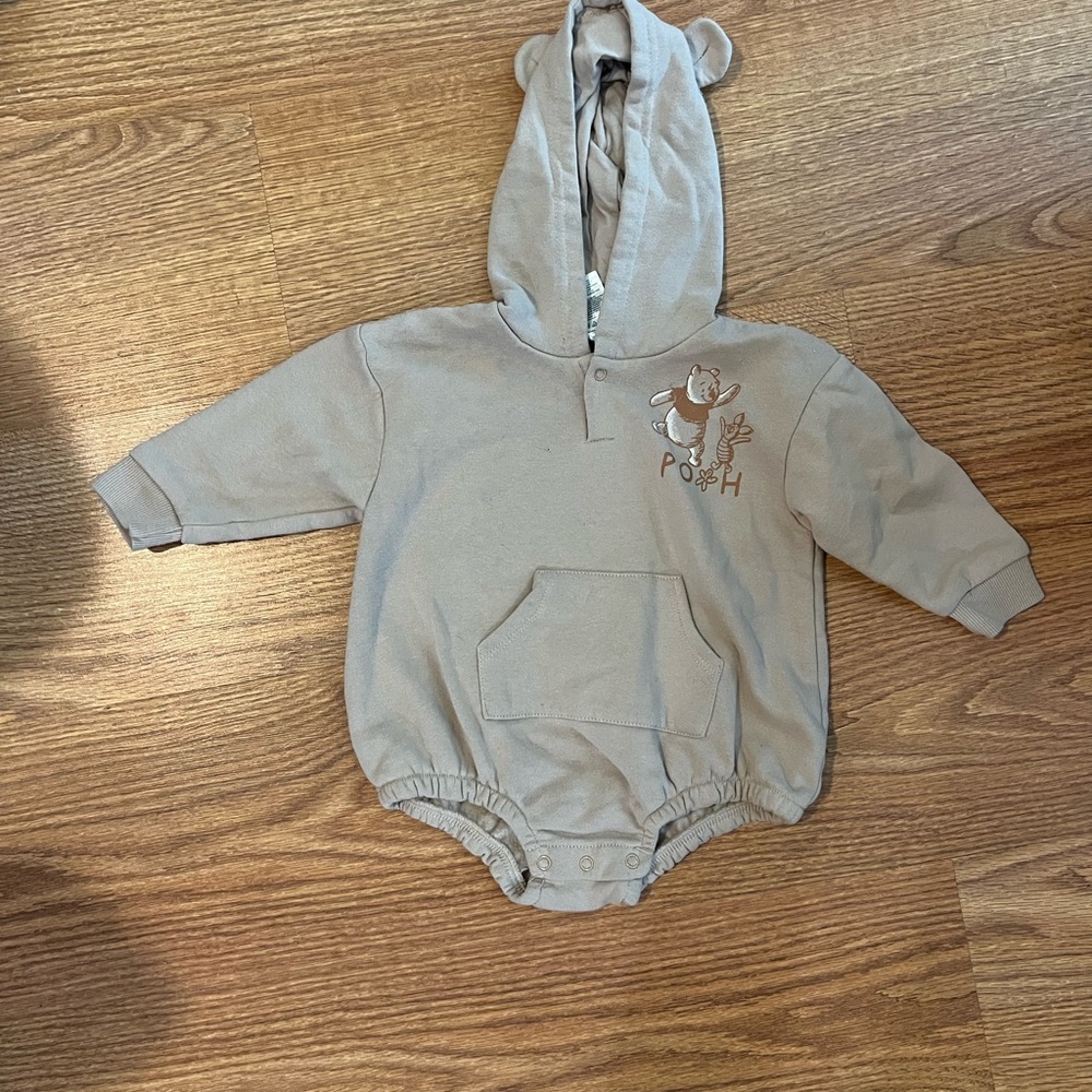 Disney Tan Winnie the Pooh Kids One Piece